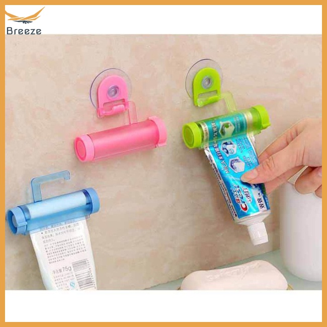 Dụng Cụ Nặn Kem Đánh Răng Đa Năng Có Giác Hút Treo Tường Tiện Lợi