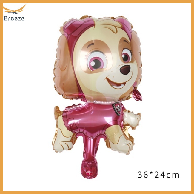 Bong Bóng Lá Nhôm Hình Paw Patrol Skye Chase Marshall Rubble Trang Trí Tiệc Sinh Nhật Cho Bé
