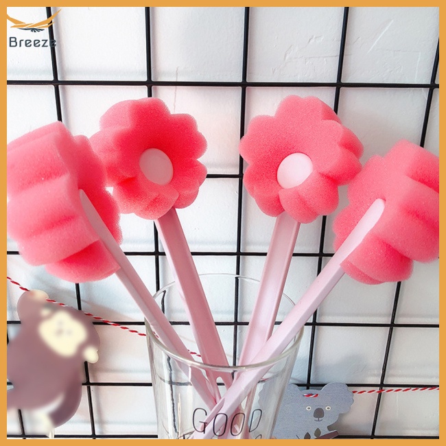 Cọ Xốp Cán Dài Vệ Sinh Bình Sữa Em Bé Tiện Dụng