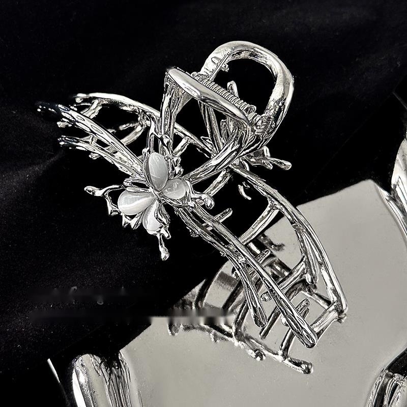 Kẹp Tóc Hình Bướm Bằng Kim Loại Phong Cách hip hop Hàn Quốc Cổ Điển Sang Trọng Cho Nữ