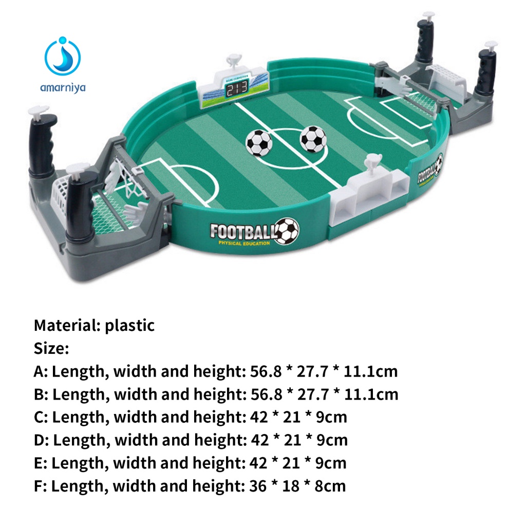 1 Bộ Đồ Chơi Đá Bóng Để Bàn Bằng Nhựa Có Chỉ Báo Dành Cho Trẻ Em