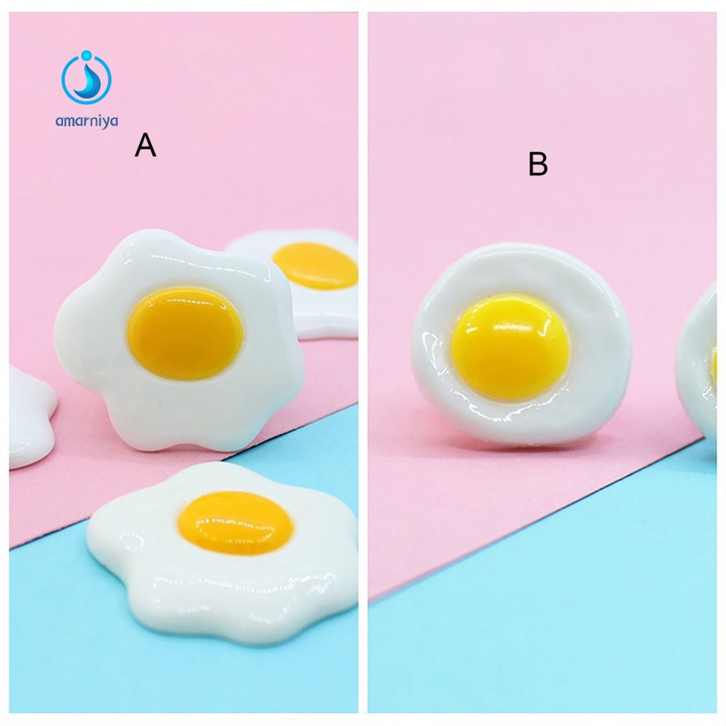 5 Quả Trứng Mini Bằng Nhựa Resin Cho Trang Trí