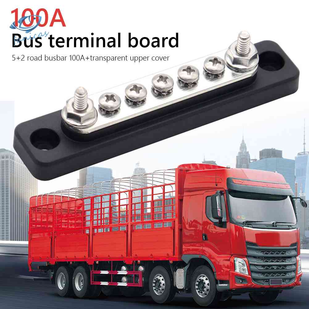 Thanh Bus 48V 100 150 Amp Kèm Vỏ Bọc Trong Suốt Cho Tàu Thuyền RV