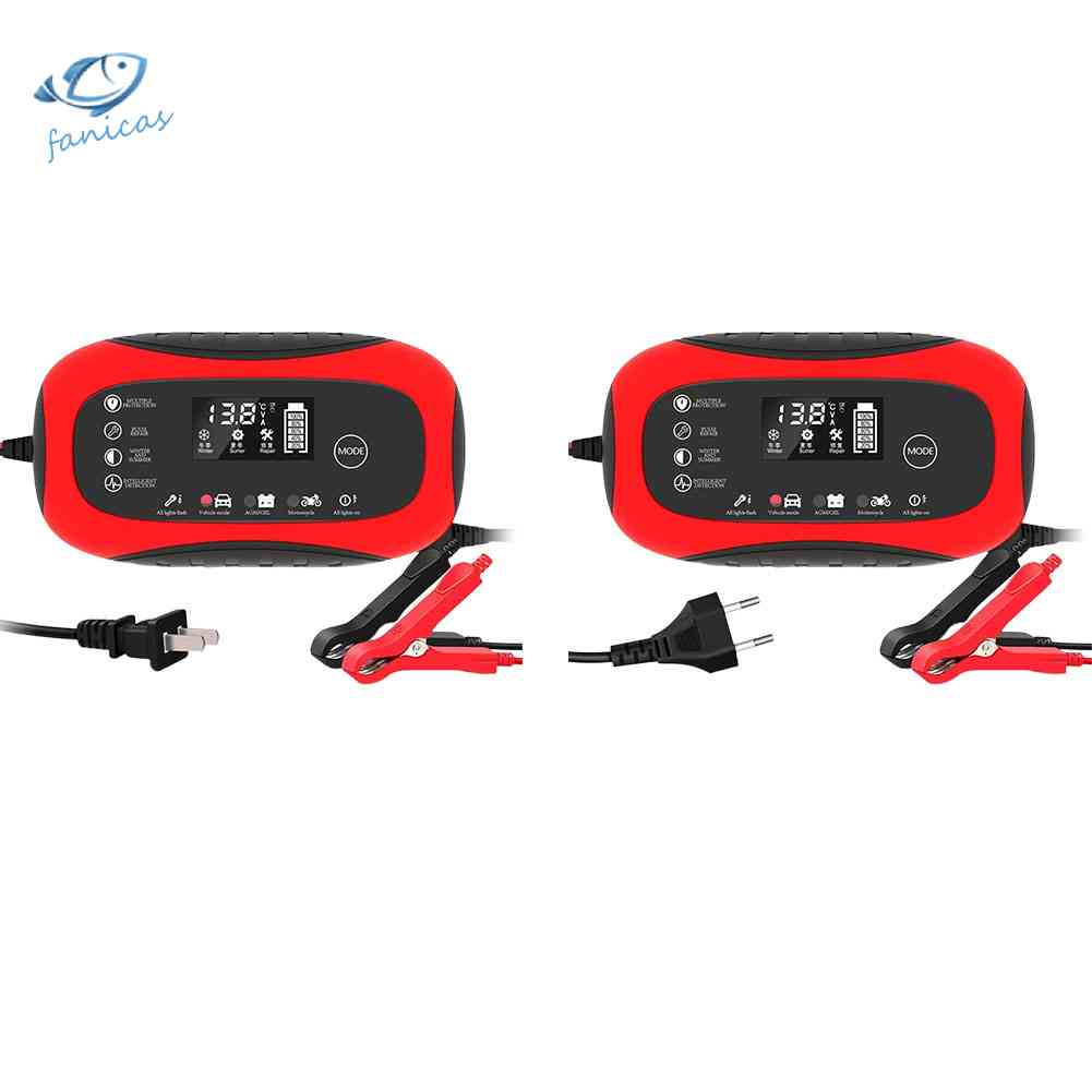 Bộ Sạc Pin Kỹ Thuật Số 12V 6A 12V Cho Xe Máy SUV