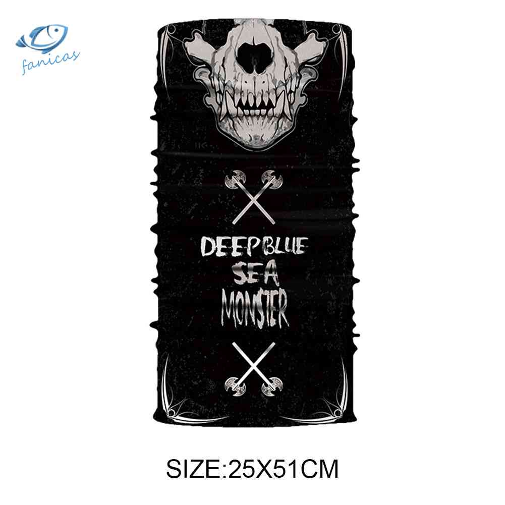 Khẩu Trang Hình Đầu Lâu Phong Cách Hip Hop