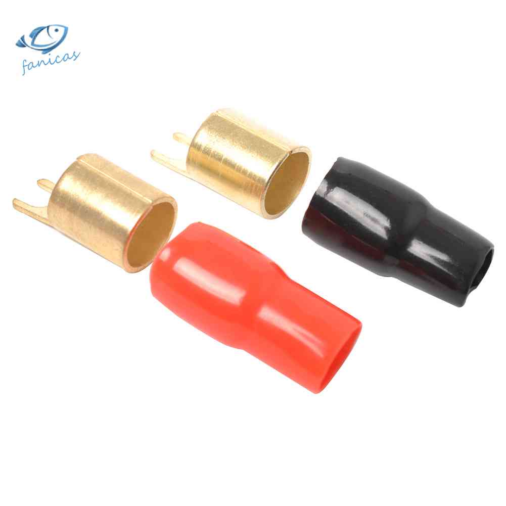 1 Cặp Đầu Nối Dây Điện 0GA Cho Loa Xe Hơi