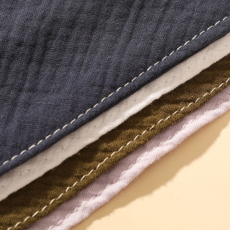 Yếm Ăn Vải Cotton Thấm Hút Tốt Thiết Kế Dễ Thương Cho Bé