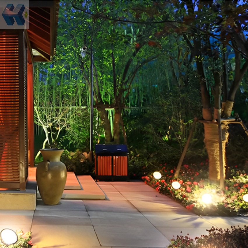 Đèn LED 1-To-10 Chống Thấm Nước IPX4 Sử Dụng Năng Lượng Mặt Trời Trang Trí Sân Vườn