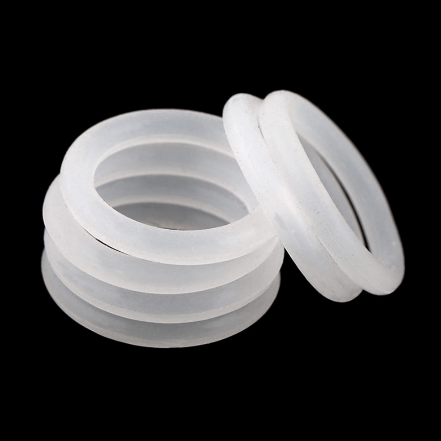 Vòng Nhẫn Silicone Chữ O Màu Trắng OD5-30mm * CS1mm