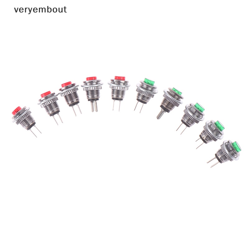 Set 5 Công Tắc Nhấn 2 Pin DS-101 8mm Chuyên Dụng