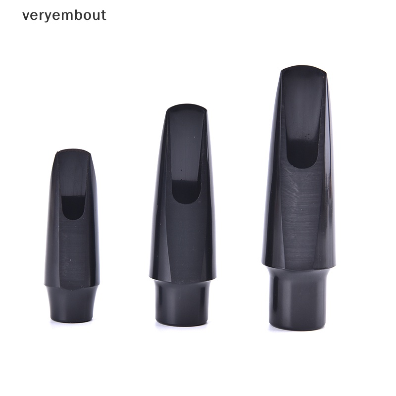 Miệng Kèn Soprano / Tenor / Alto Saxophone Bằng Nhựa ABS Màu Đen Chuyên Nghiệp