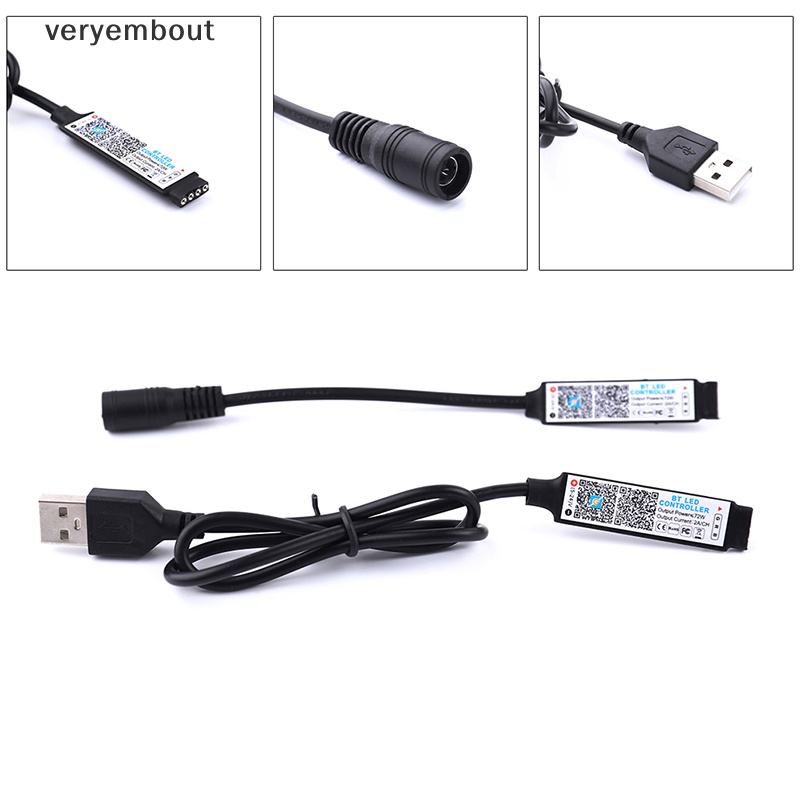 Bộ Điều Khiển Dây Đèn LED Mini RGB Kết Nối Bluetooth Tiện Dụng