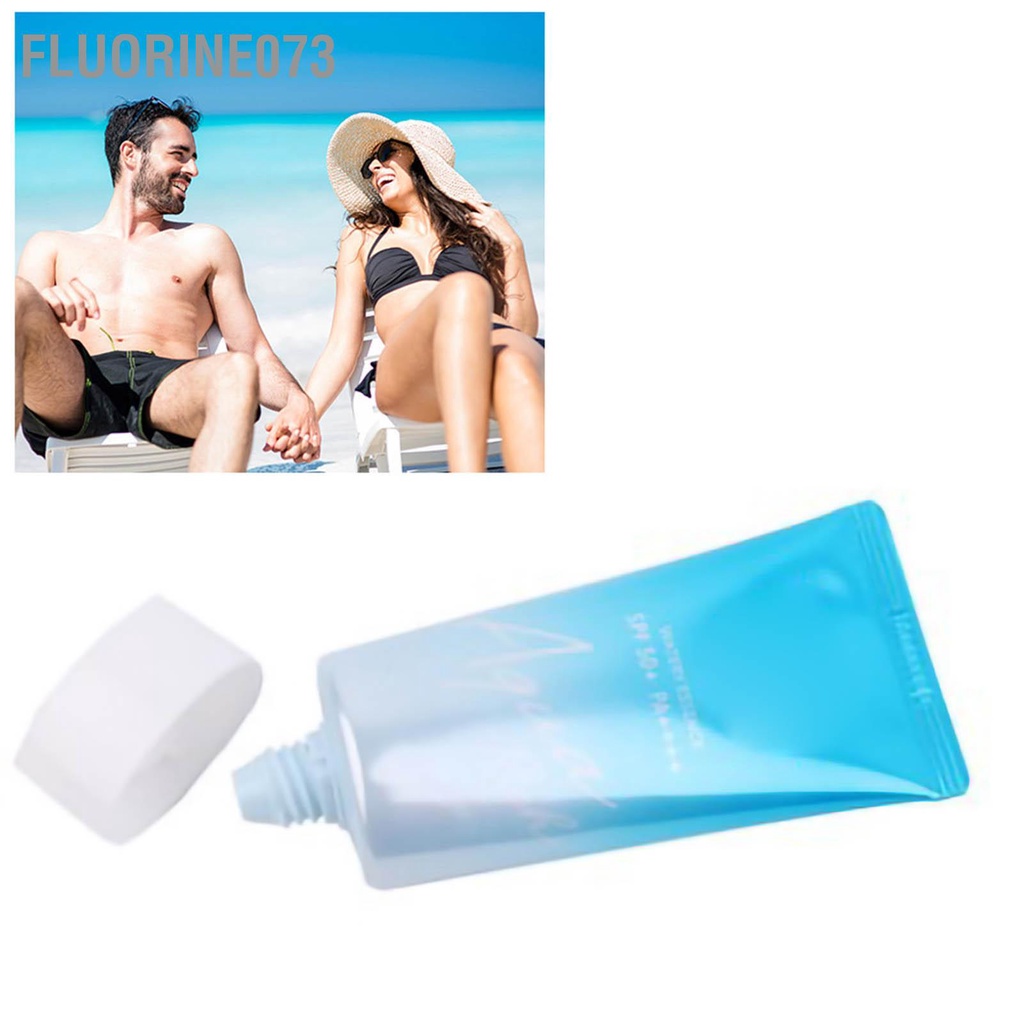 Fluorine073 50g Kem chống nắng SPF50 dưỡng da mặt Kiểm soát dầu Làm mới ẩm