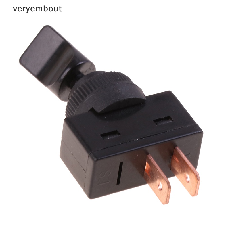 Công Tắc Đèn LED 12V 3 Chấu 10A 3-Pin ASW-14D Tay Cầm Ngắn Tiện Dụng