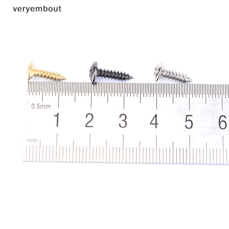 Bộ 50 Ốc Vít 3mm Bảo Vệ Chống Xước Cho Miếng Gảy Đàn Guitar Điện