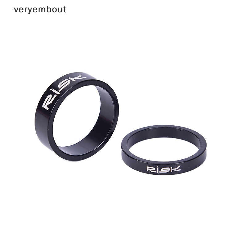 Bộ 4 Vòng Đệm Hợp Kim Nhôm 5 / 10mm Điều Chỉnh Được Cho Phuộc Trước Xe Đạp N n n n n n