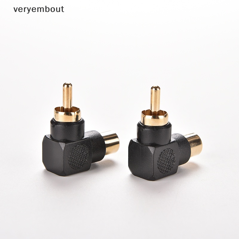 1 Đầu Nối RCA Bẻ Góc 90o Bên Phải