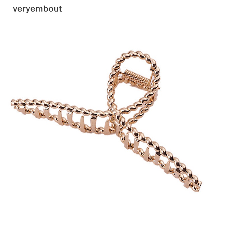 Kẹp Tóc Đính Ngọc Trai Bằng Kim Loại Thiết Kế Thanh Lịch Dành Cho Nữ