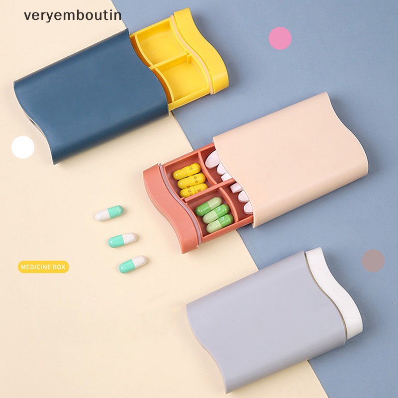 Hộp Đựng Thuốc 6 Ngăn Tiện Lợi Khi Đi Du Lịch