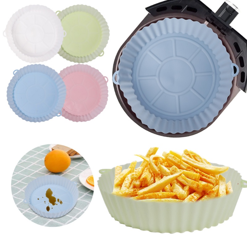 Khay Nướng Gà / Pizza / Bánh Nướng Nhiều Kiểu Dáng Bằng Silicone Nhiều Màu Tái Sử Dụng Cho Nhà Bếp