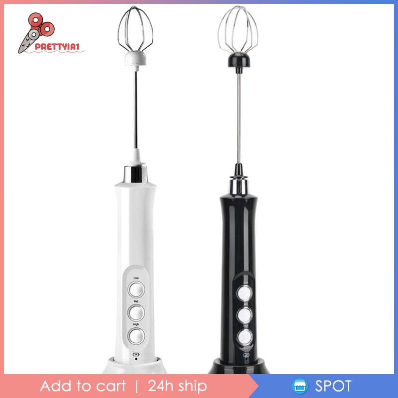 [Prettyia1] Máy Đánh Trứng / Khuấy Sữa / Đồ Uống Kết Nố