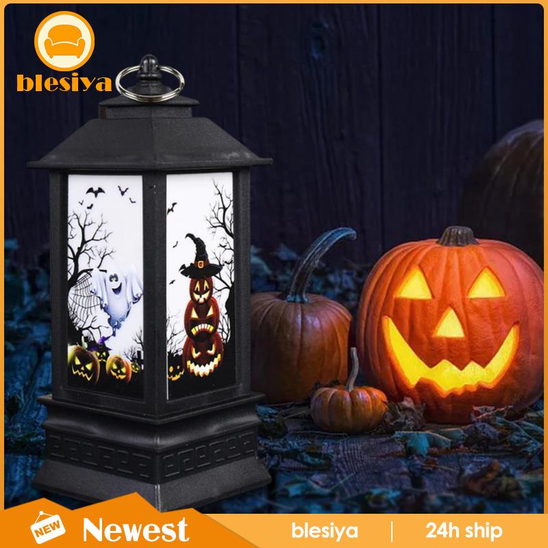 Đèn Lồng Chạy Bằng Pin Hình Bí Ngô Halloween Dùng Trang Trí Nhà Cửa # 1