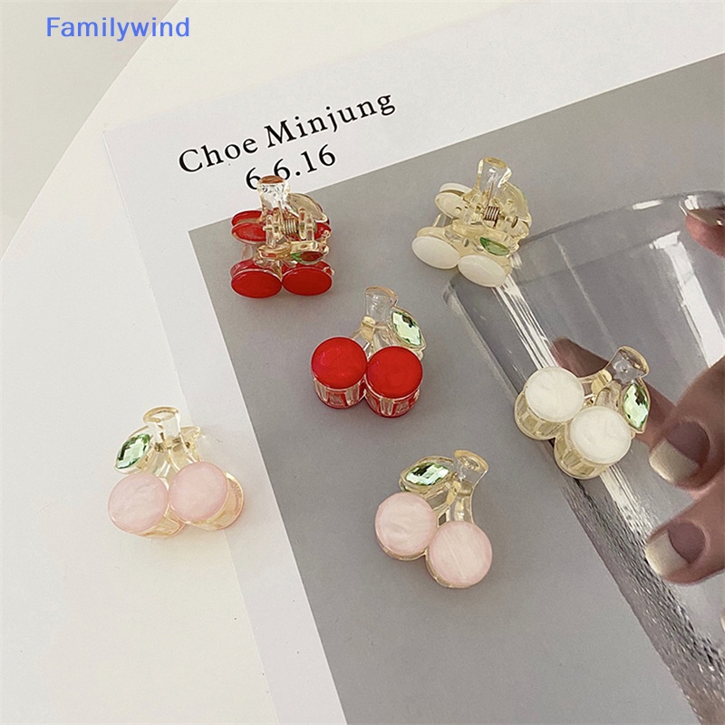 Kẹp Tóc Càng Cua Hình Quả Cherry Nhỏ Xinh Xắn Cho Bé Gái / Bé Gái / Rửa Mặt