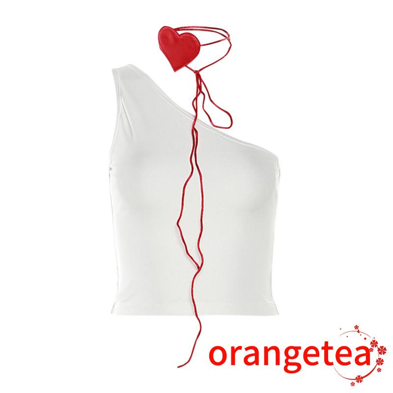 Áo Tank Top Nữ Lệch Vai Màu Sắc Thanh Lịch