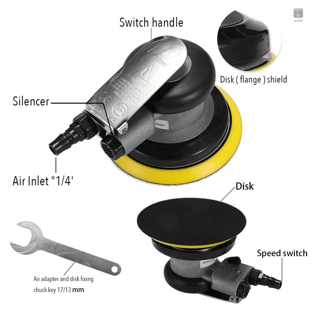 Máy Mài Đánh Bóng Cầm Tay 5 Inch Dạng Tròn Chuyên Dụng