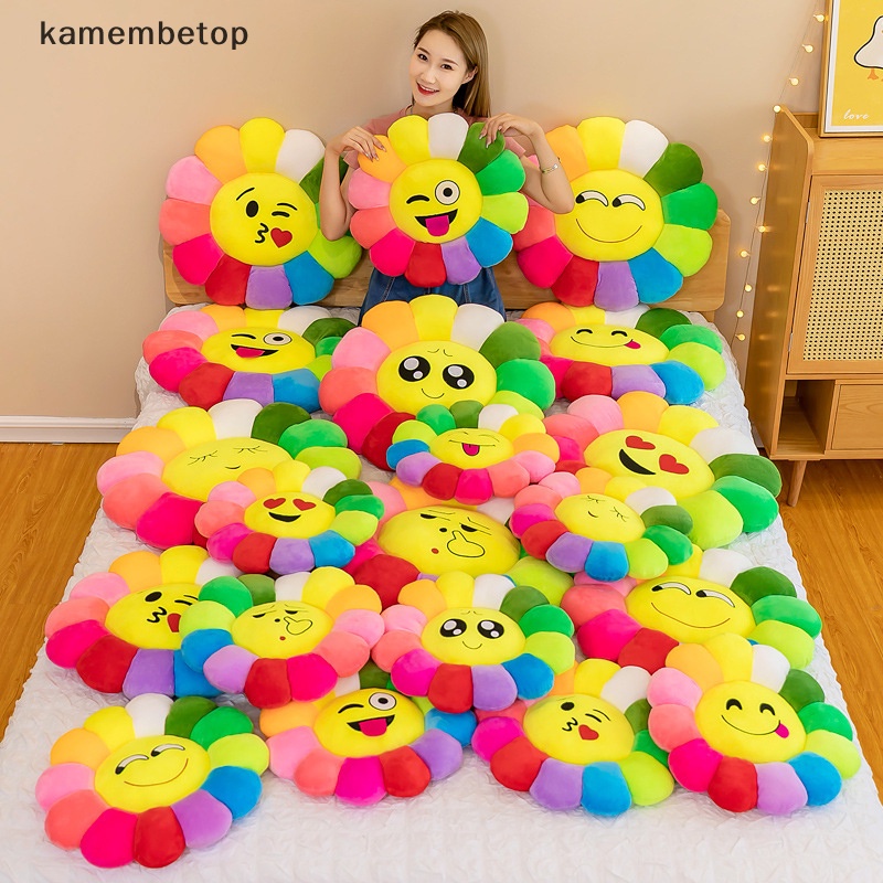 Gối Đệm Ngồi Hình Hoa Hướng Dương Hoạt Hình Vui Nhộn