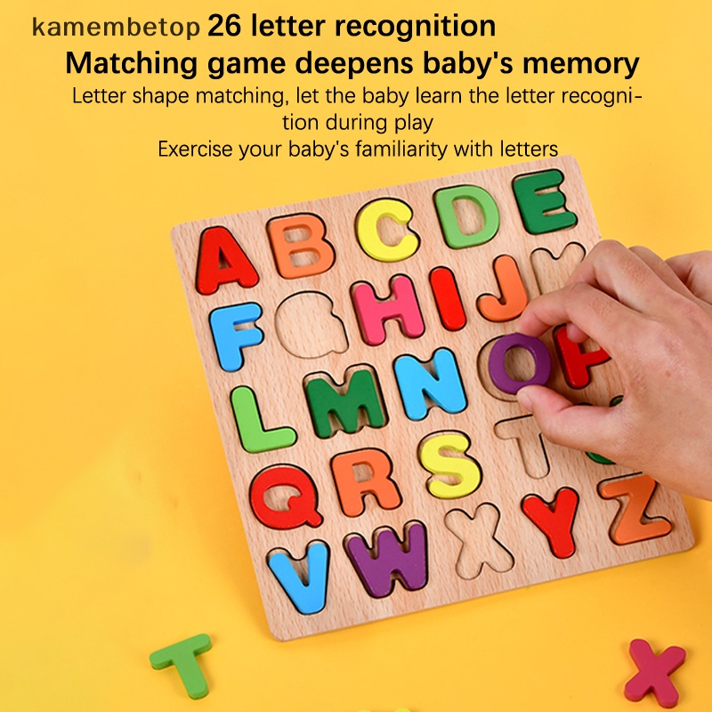 Bộ Đồ Chơi Ghép Hình Chữ Cái Và Số Cho Bé