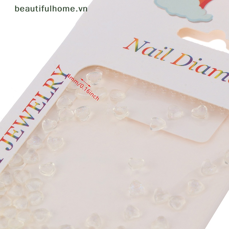 Set 100 Hạt Đá 3D Bằng Nhựa Dùng Trang Trí Móng Tay Nghệ Thuật DIY