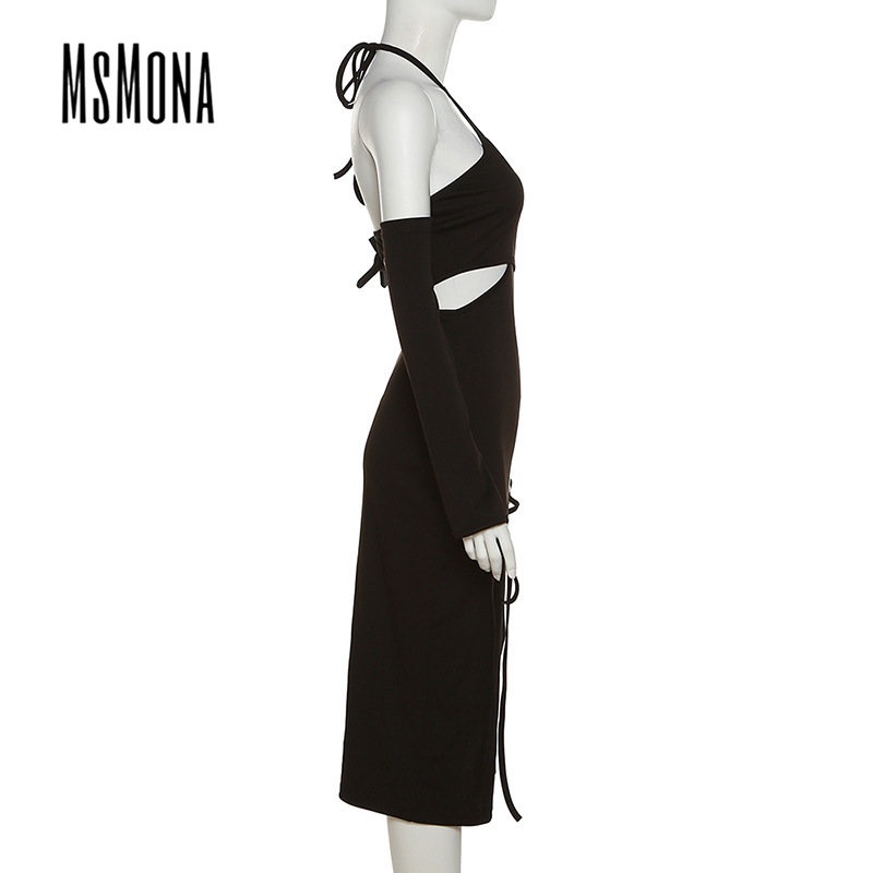 Đầm Midi Tay Lỡ 1 / 2 Thời Trang 2023 Quyến Rũ Cho Nữ