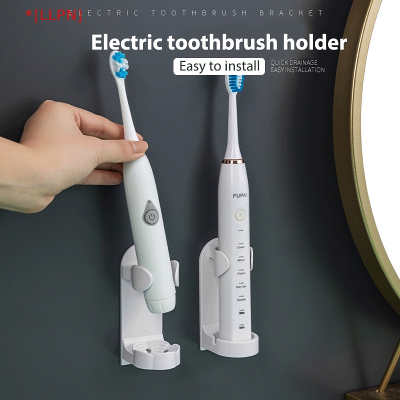 Giá Đỡ Bàn Chải Đánh Răng Điện Gắn Tường Tùy Chỉnh Tiện Dụng