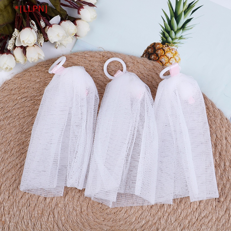 Set 3 Túi Lưới Sủi Bọt Làm Sạch Da Mặt Chào Mừng Chào Mừng Sinh Nhật
