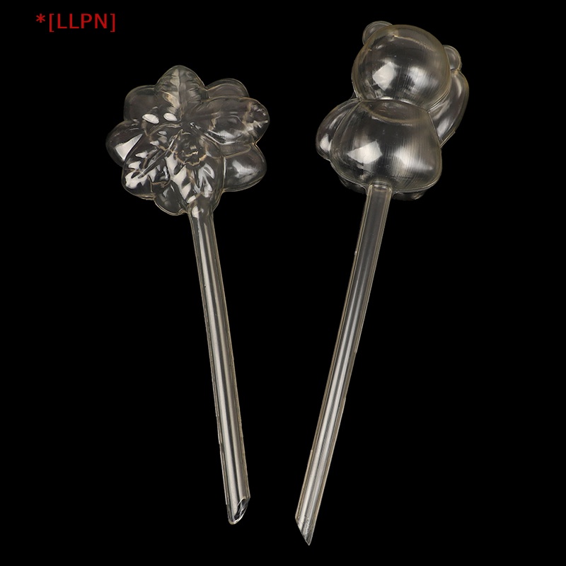 1 Dụng Cụ Tưới Cây Tự Động Hình Hoa / Gấu Bằng Nhựa Trong Suốt