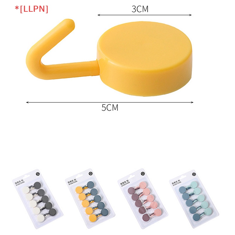 Set 10 Móc Treo Đồ Dán Tường Tự Dính Không Cần Khoan