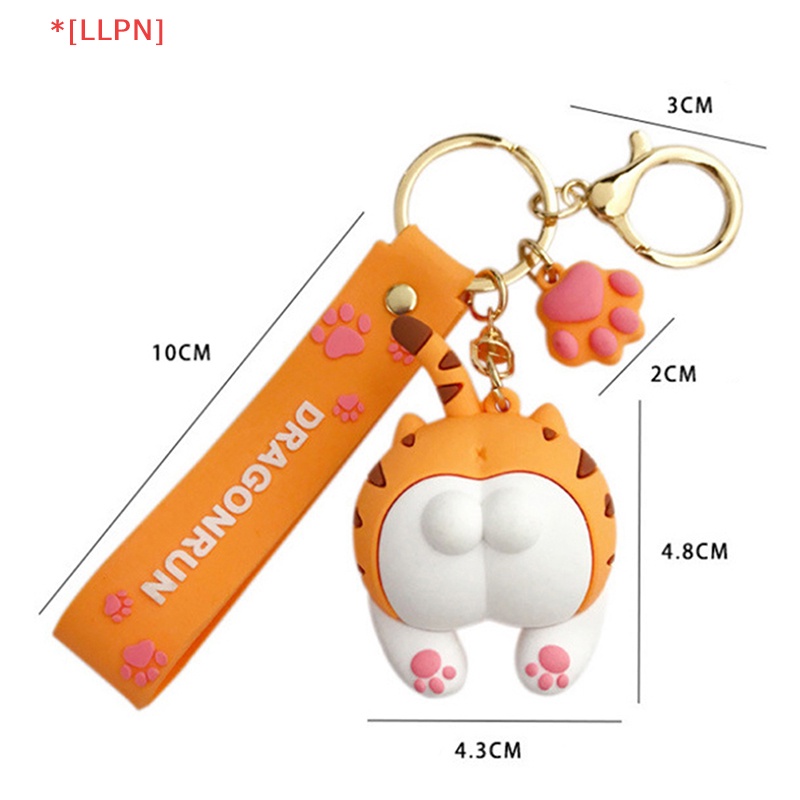 Móc Khóa Hình Mông Mèo Hoạt Hình Dễ Thương