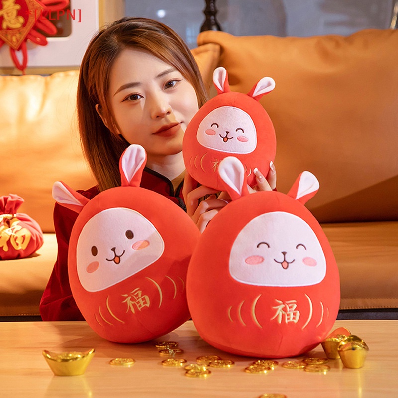 Thỏ Nhồi Bông Phong Cách Trung Hoa Trang Trí Năm Mới