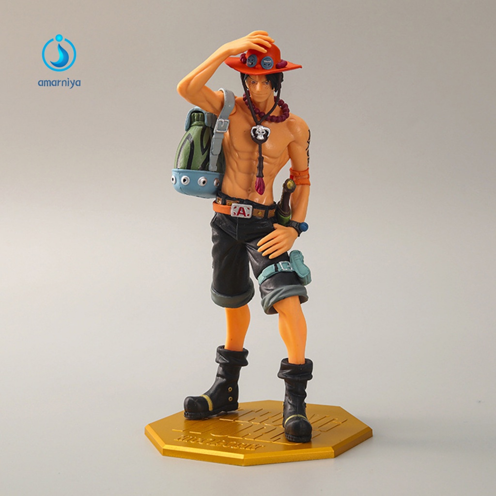 Mô Hình Nhân Vật AMAR PVC Hoạt Hình One Piece Làm Quà Giáng Sinh Cho Bé Trai Mô Hình Tượng Ace Không Phai Màu Chất Lượng Cao