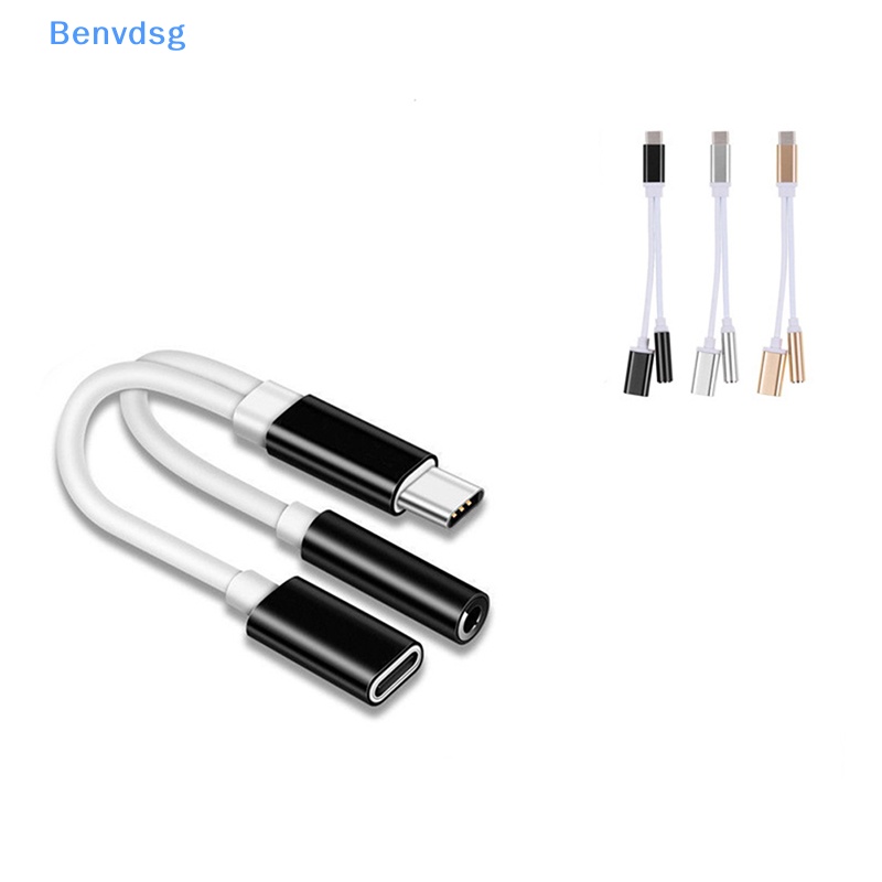Dây Cáp Sạc / Âm Thanh Aux 2 Trong 1 Cổng USB Type C Sang Cổng 3.5mm Cho Xiaomi Huawei well