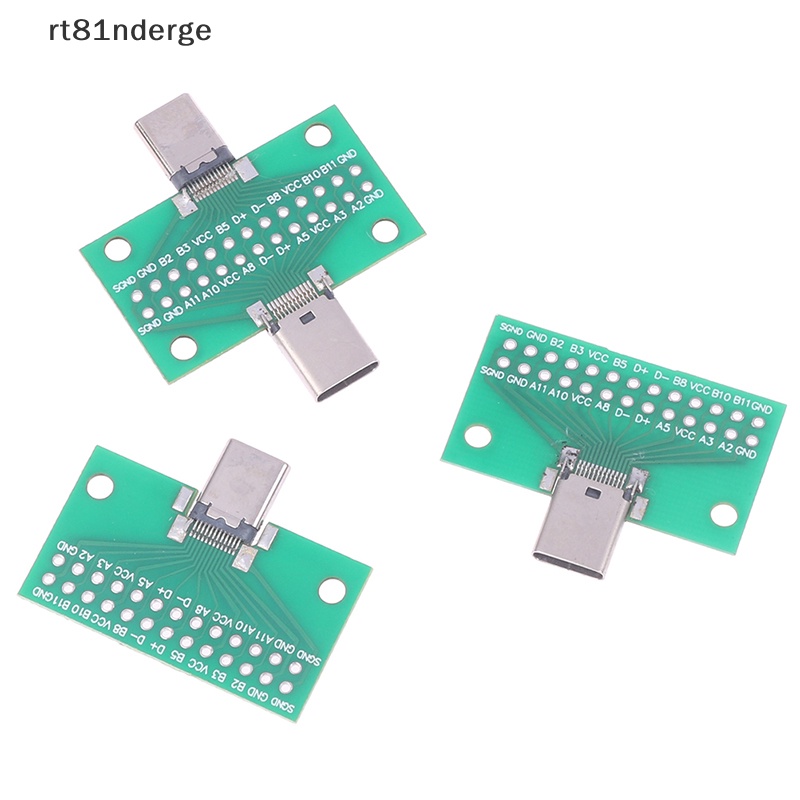 Đầu Nối USB3.1 Type-C Với PCB Type C 24P 2.54mm Tiện Dụng