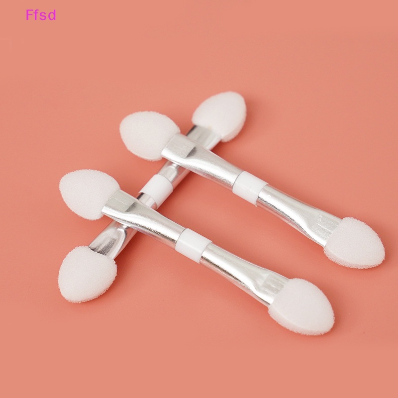 {Ffsd} Set 10 Cọ Mút Hai Đầu Dùng Trang Điểm Mắt / Đánh Phấn Mắt