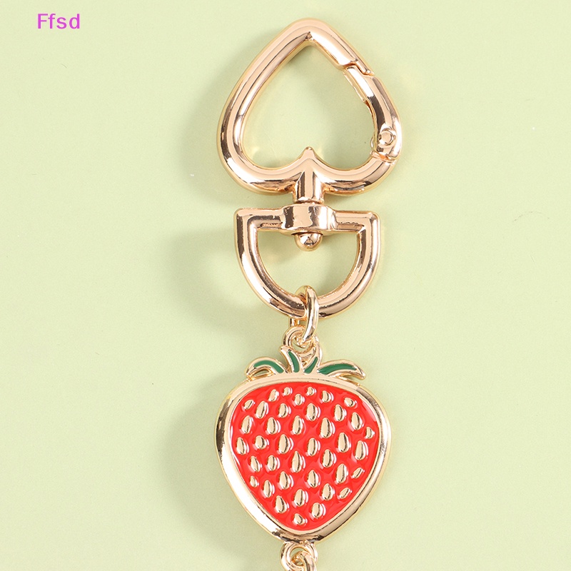 {Ffsd} Dây Xích Mở Rộng Thay Thế Hình Quả Dâu Dễ Thương Trang Trí Túi Xách