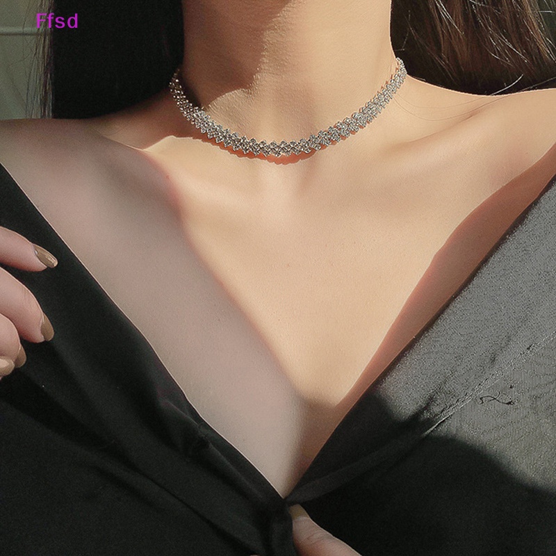 Vòng Cổ Choker Đính Đá Pha Lê Toàn Diện Thời Trang Cho Nữ
