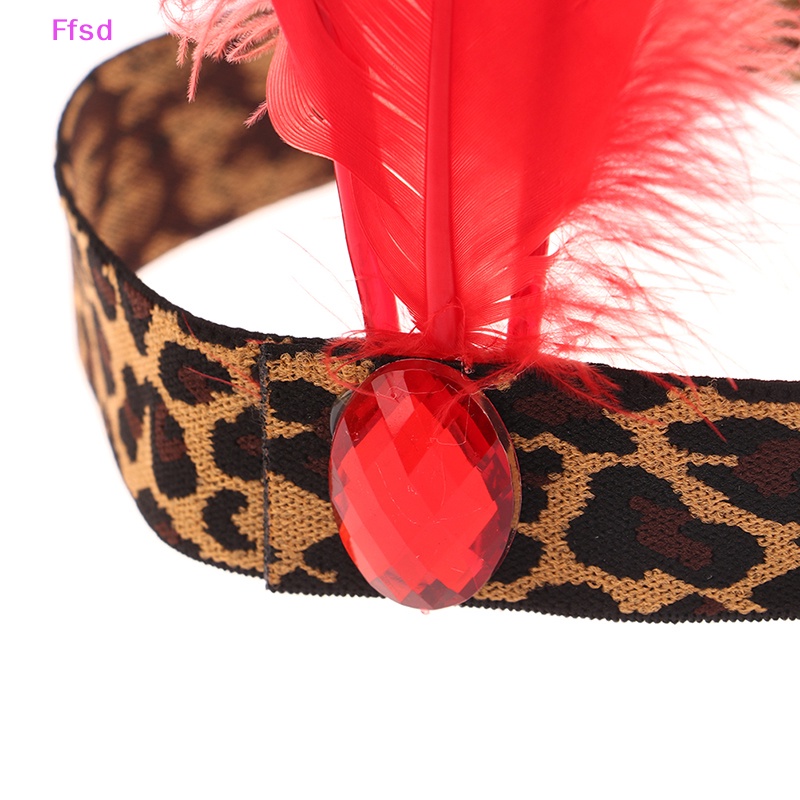 {Ffsd} Băng Đô Cài Tóc Họa Tiết Da Báo Đính Kim Cương Thủ Công Ấn Độ * Bán Chạy