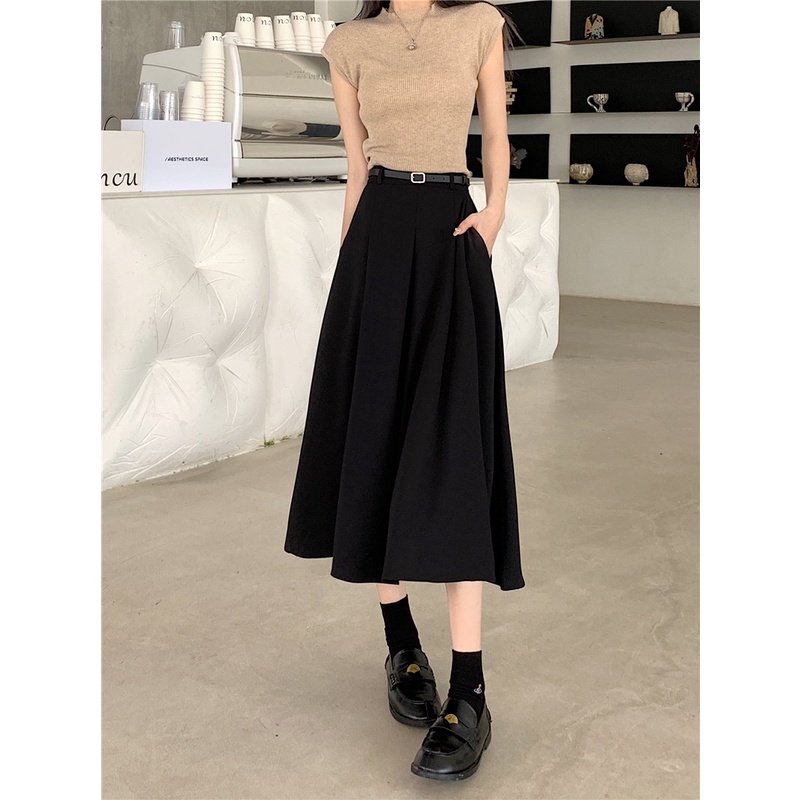 Chân Váy Xếp Li Lưng Cao Thời Trang Mùa Hè Hàng Mới Dành Cho Bạn Nữ