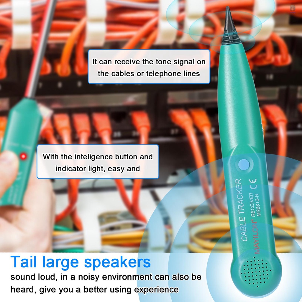 Dụng Cụ Kiểm Tra Dây Cáp Điện Thoại Di Động Mayison MS6812 100Hz ~ 300kHz