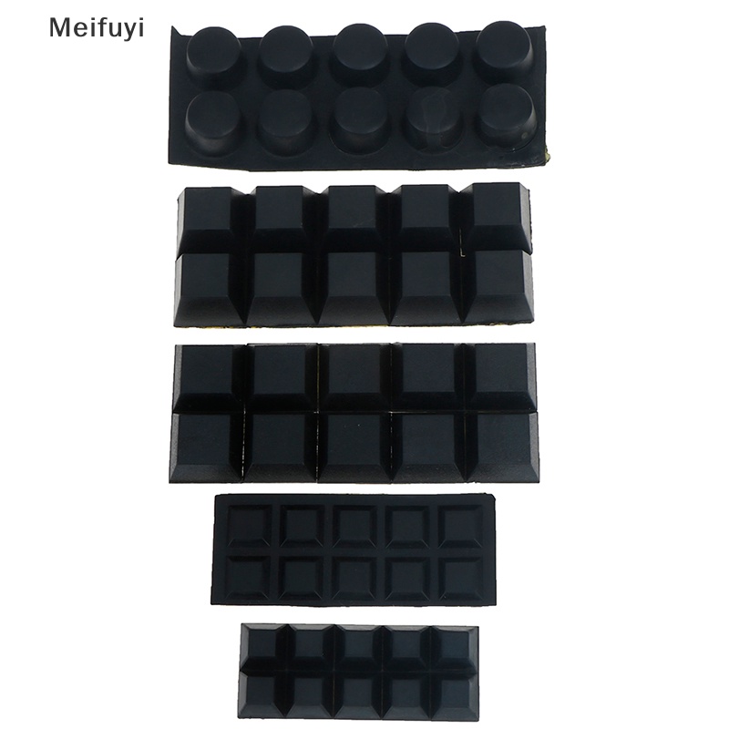 [Meifuyi] Set 10 Miếng Đệm Chân Loa Giảm Sốc Tự Dính Hấp Thụ Rung Túi Đựng Đồ Dùng Cao Cấp Tiện Dụng