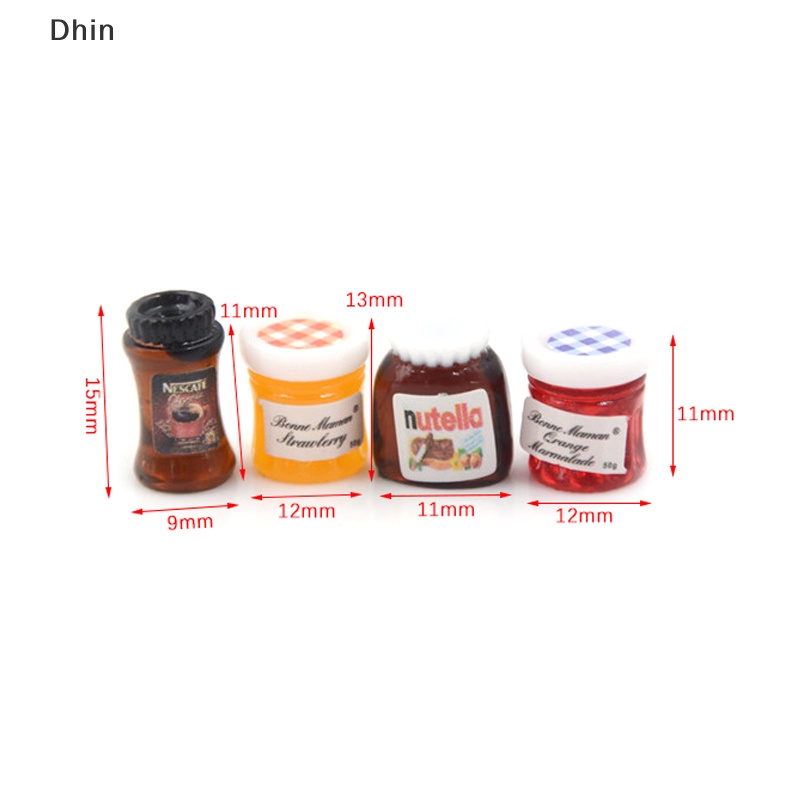 Set 4 Mô Hình Cốc Cà Phê / Thức Ăn 1: 12 Độc Đáo Trang Trí Nhà Búp Bê DIY